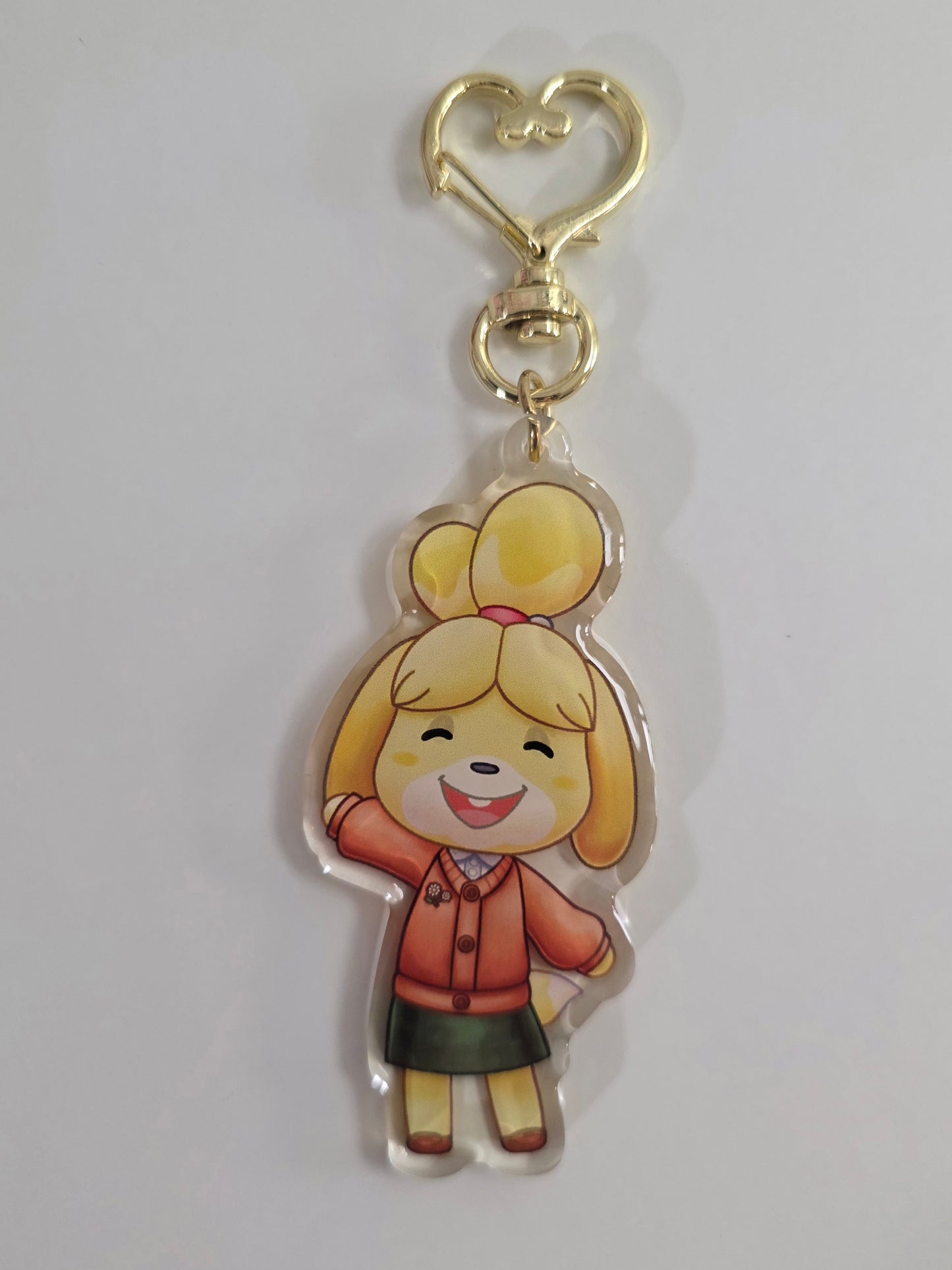 Secretary Dog Keychain