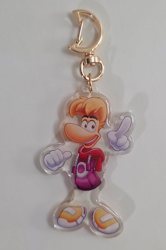 Limbless Eggplant Keychain
