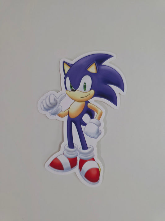 Blue Blur Sticker